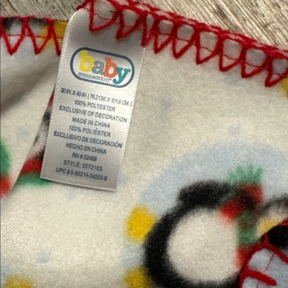 Festive Chevron Bib and Blanket Set